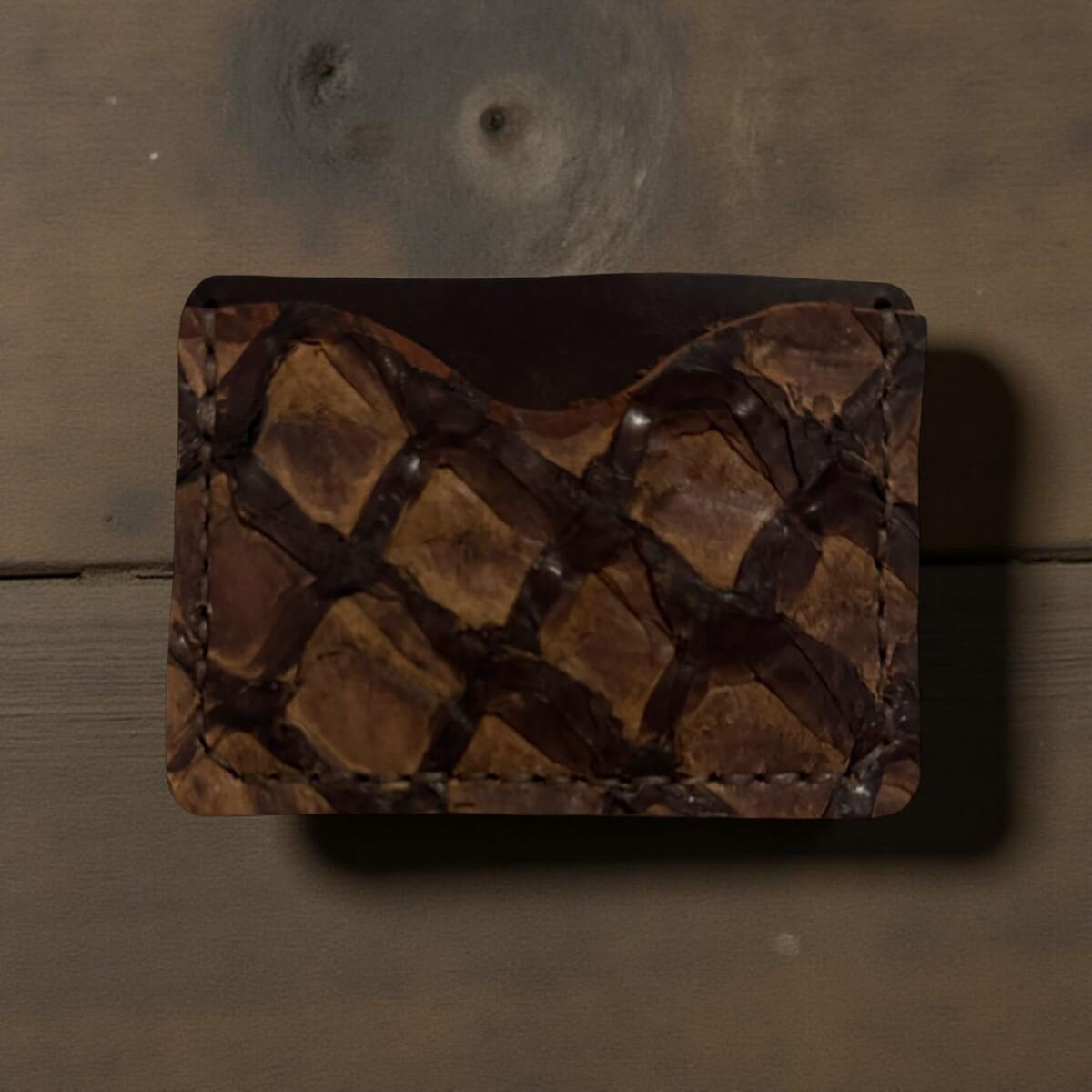 Arapaima Leather Minimalist Wallet image 0